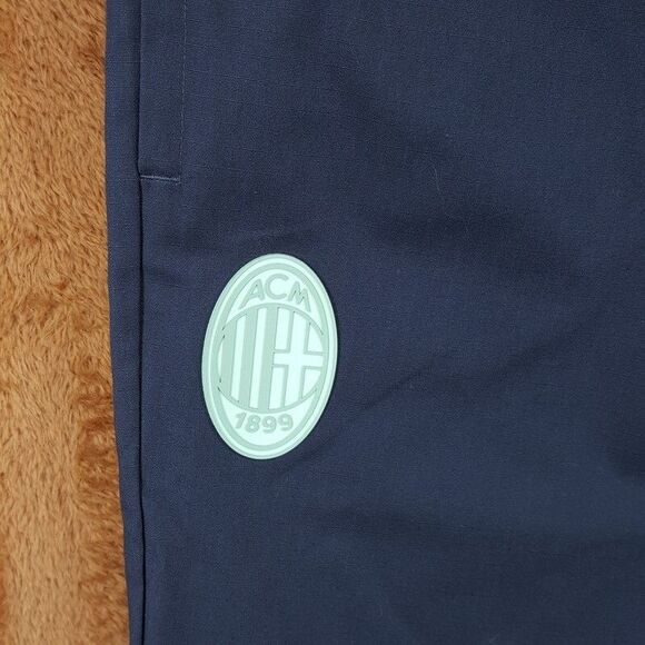 PUMA Track Pants Mens Small Gray ACM Statement Logo AC Milan Soccer - Picture 3 of 11